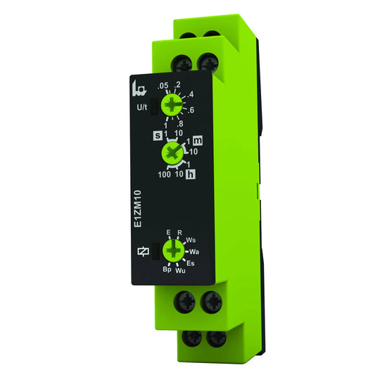 T110200 E1ZM10 Relé temporizador Multifunción 0.05s–10h 24–240VUC 1CO