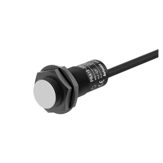 PRAT18-5DO Sensor de proximidad M18 Sn 5mm Rasante 2 hilos 12-24VCD NA IP67