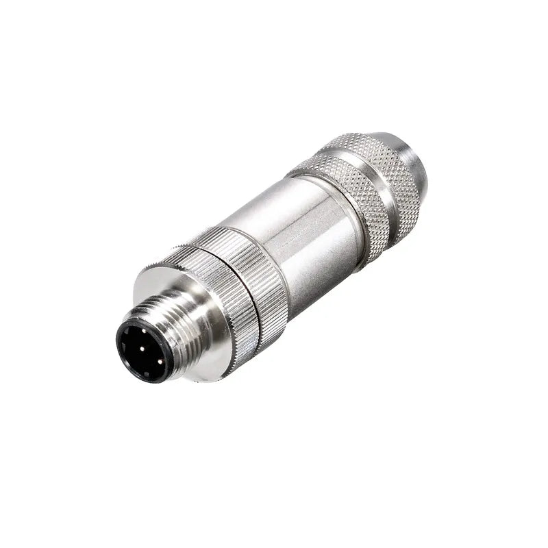 SAISGS-M-4D-6/8-M12 Conector macho recto M12 4P PG9 Codigo D IP67
