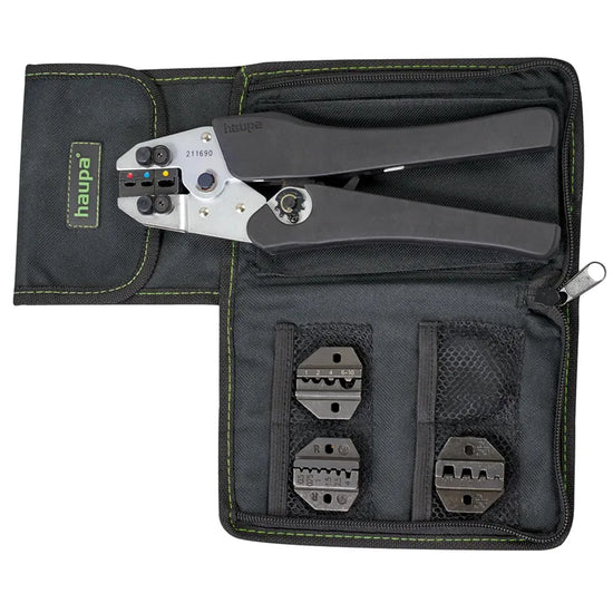 X-Crimp Kit de crimpado con mordazas intercambiables