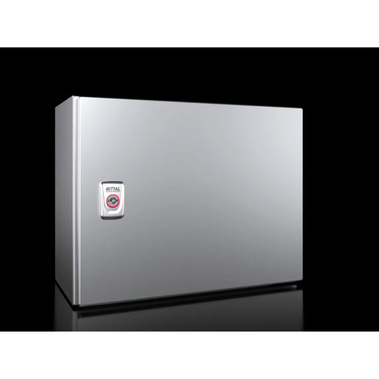 AX Gabinete mural de acero inoxidable AISI304 1P 300Hx380Wx210Dmm IP66 NEMA 4X