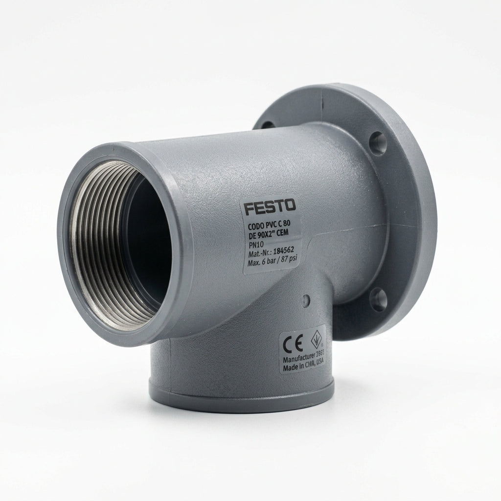 FESTO CODO PVC C 80 DE 90X2" CEM