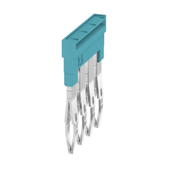 ZQV 2.5N/4 BL Puente enchufable azul de 4 polos para la Serie-A de 2.5 mm²