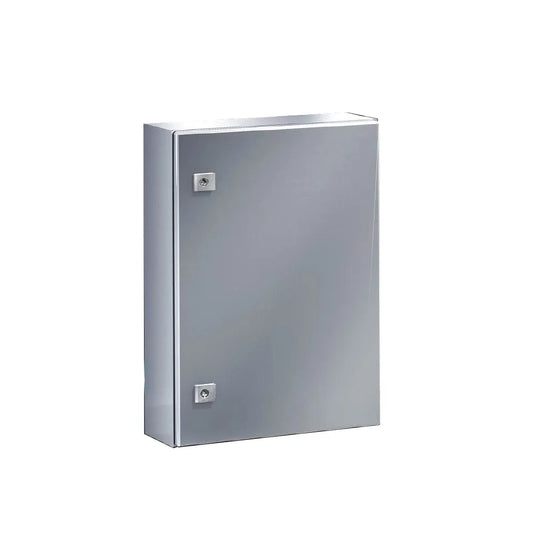 AE Gabinete mural de acero inoxidable AISI304 1P 600Hx380Wx210Dmm IP66 NEMA 4X