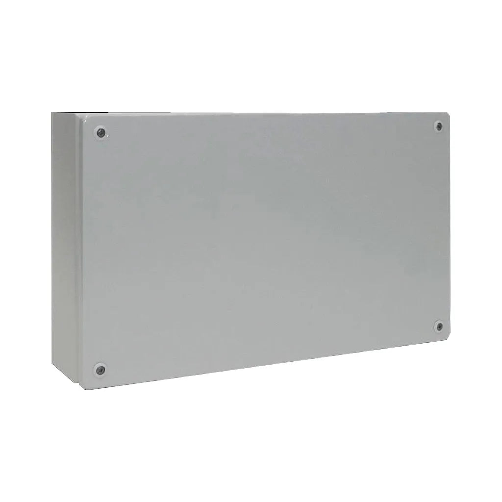 KL Caja de bornes de chapa de acero 300Hx500Wx120Dmm IP66 RAL7035 Sin placa.Mont
