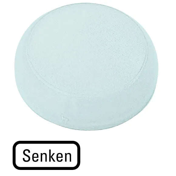 M22-XL-W-D18 RMQ-Titan Lente para luz piloto Diseño-Plano color Blanco -SENKEN-