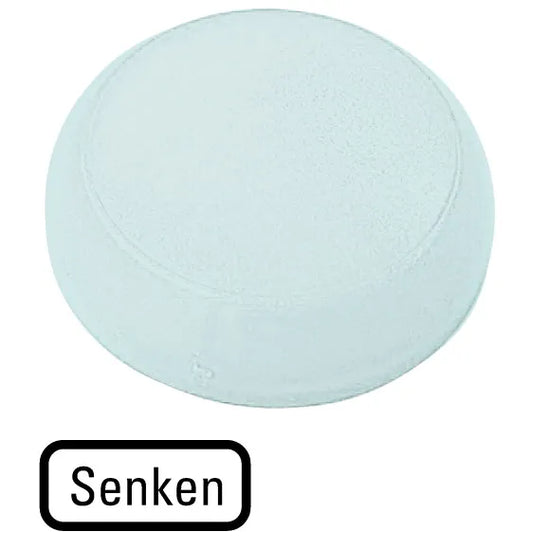 M22-XL-W-D18 RMQ-Titan Lente para luz piloto Diseño-Plano color Blanco -SENKEN-