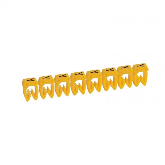 SEÑALIZADOR P/CABLE  Y  24-22AWG AMARILL