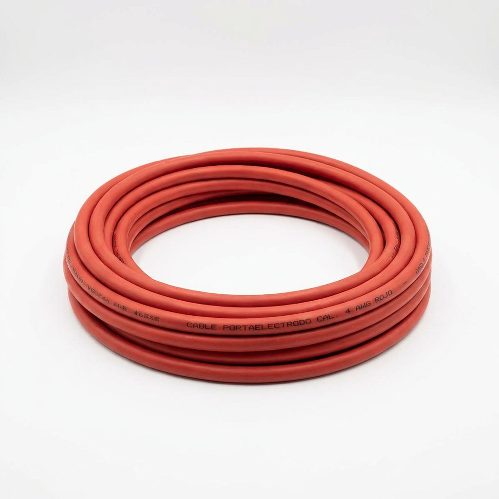 CABLE PORTAELECTRODO CAL. 4 AWG ROJO