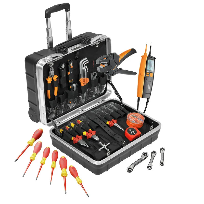 TOP CASE INSTA Maleta plastica con ruedas y herramienientas
