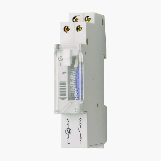 Interruptor horario electromecánico diario 230VCA 1NA 16A 250VCA
