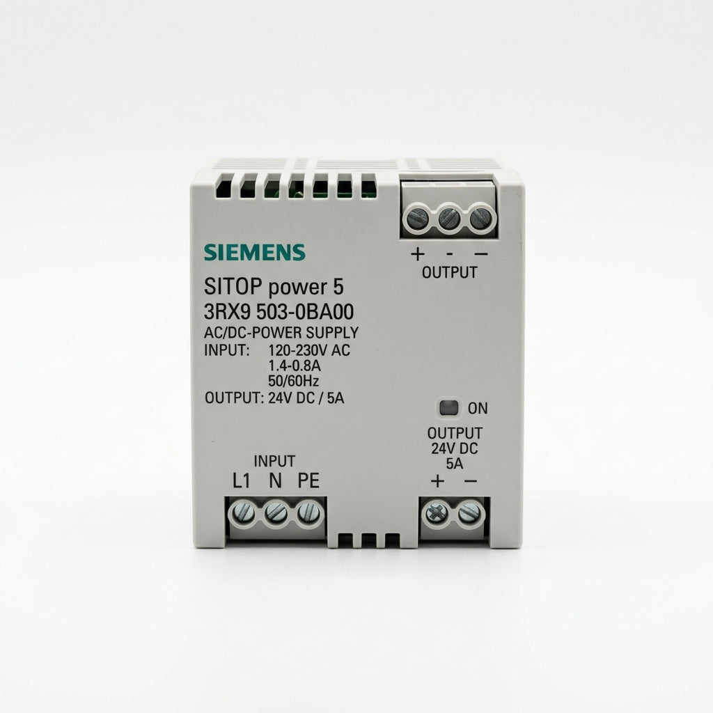 Siemens 3rx9 503-0ba00 FUENTE DE ALIMENTACIÓN CON DETALLE