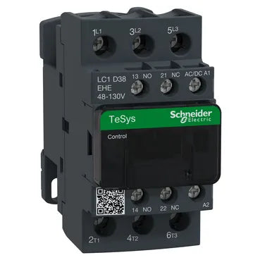 TeSys Contactor 3 polos 38A 3NA 440V 48-130 VAC/DC 1NC + 1NC IP20
