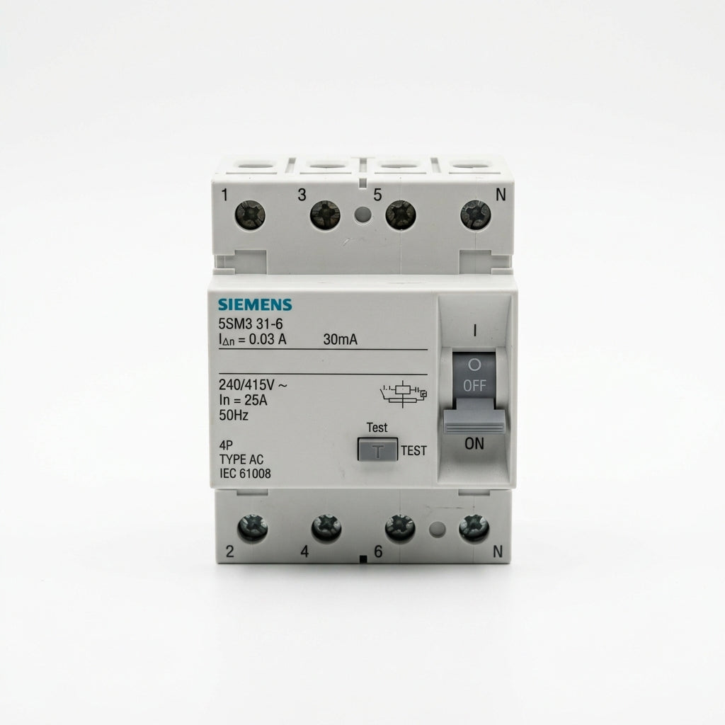SIEMENS 5SM3 31- 6 INTERRUPTOR DIFERENCIAL