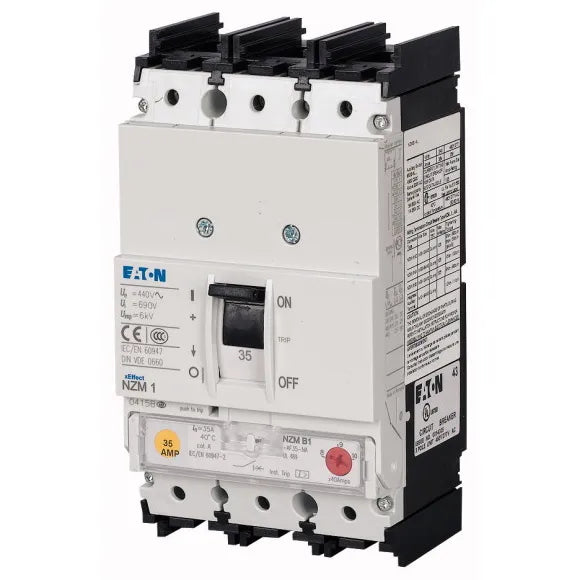 NZMB1-AF100-NA ITM UL/CSA trifásico caja moldeada 100A 690V 25kA IP20 Tamaño 1