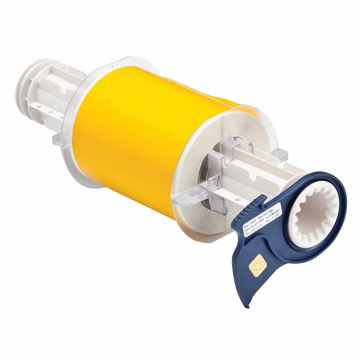 Cinta de etiqueta de vinilo con adhesivo permanente BBP85 4″x50ft Amarillo