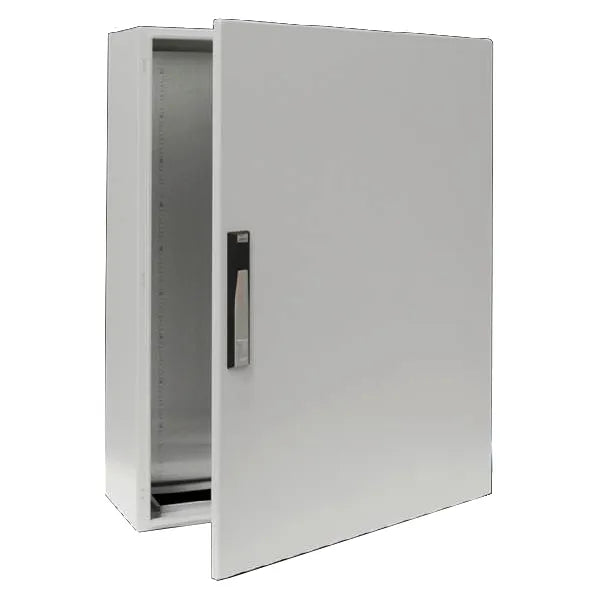 CM Armario compacto de chapa de acero 1000Hx800Wx300Dmm 1 Puerta IP55 RAL7035