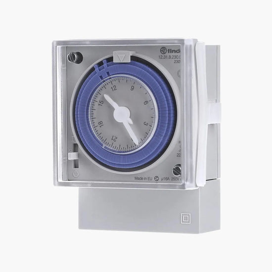 Interruptor horario electromecánico diario/semanal 230VCA 1CO 1NANC 16A 250VCA