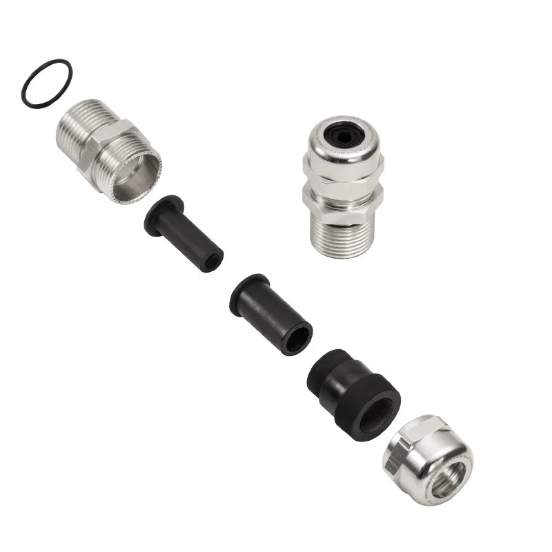 VG 7-Exe SW Conector glandula Eexe de plástico PG7 3.5-6mm Negro IP66