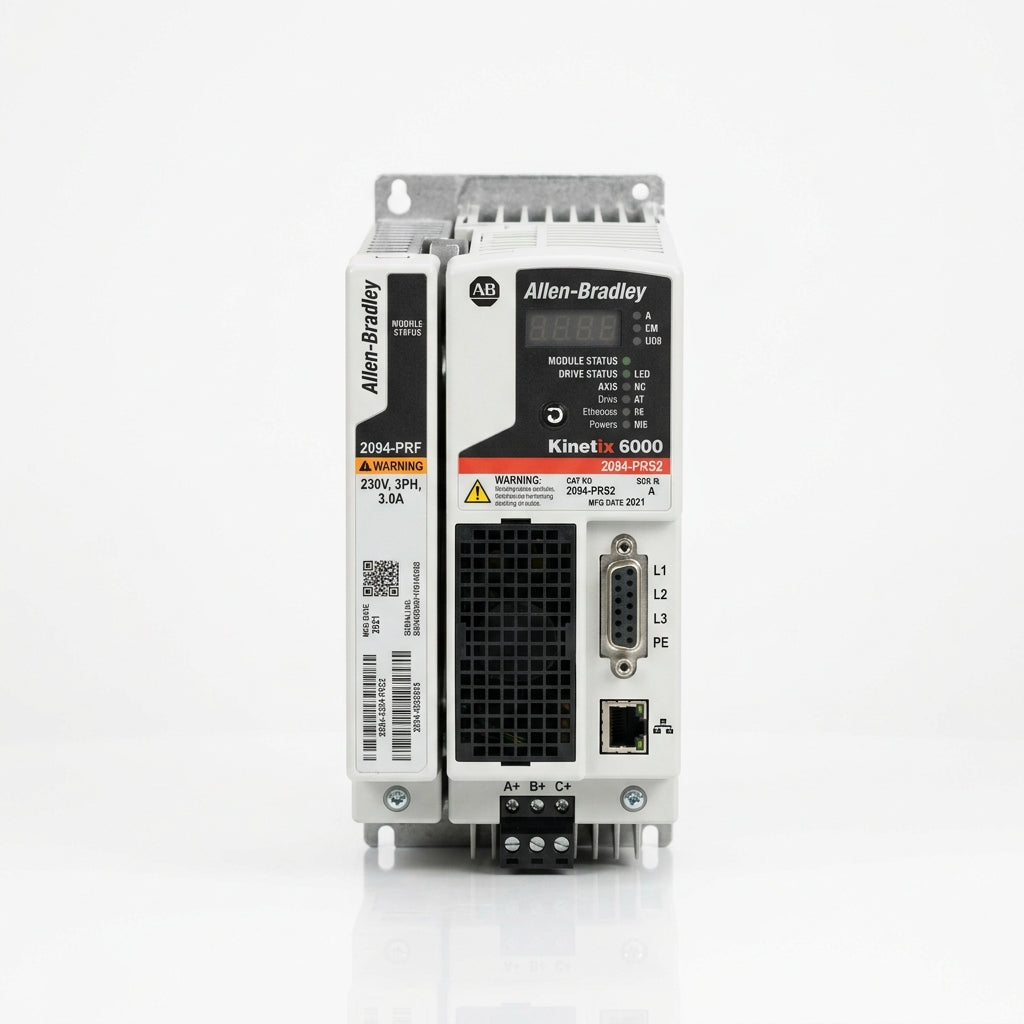 ALLEN BRADLEY 2094-PRS2+2094-PRF POWER RAIL CON DETALLE