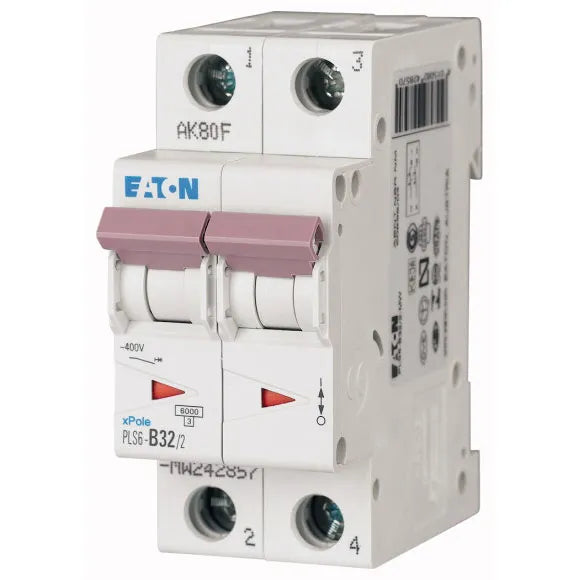 PLS6-C32/2-MW Xpole Interruptor termomagnético (ITM) 2P 32A 6kA Curva C