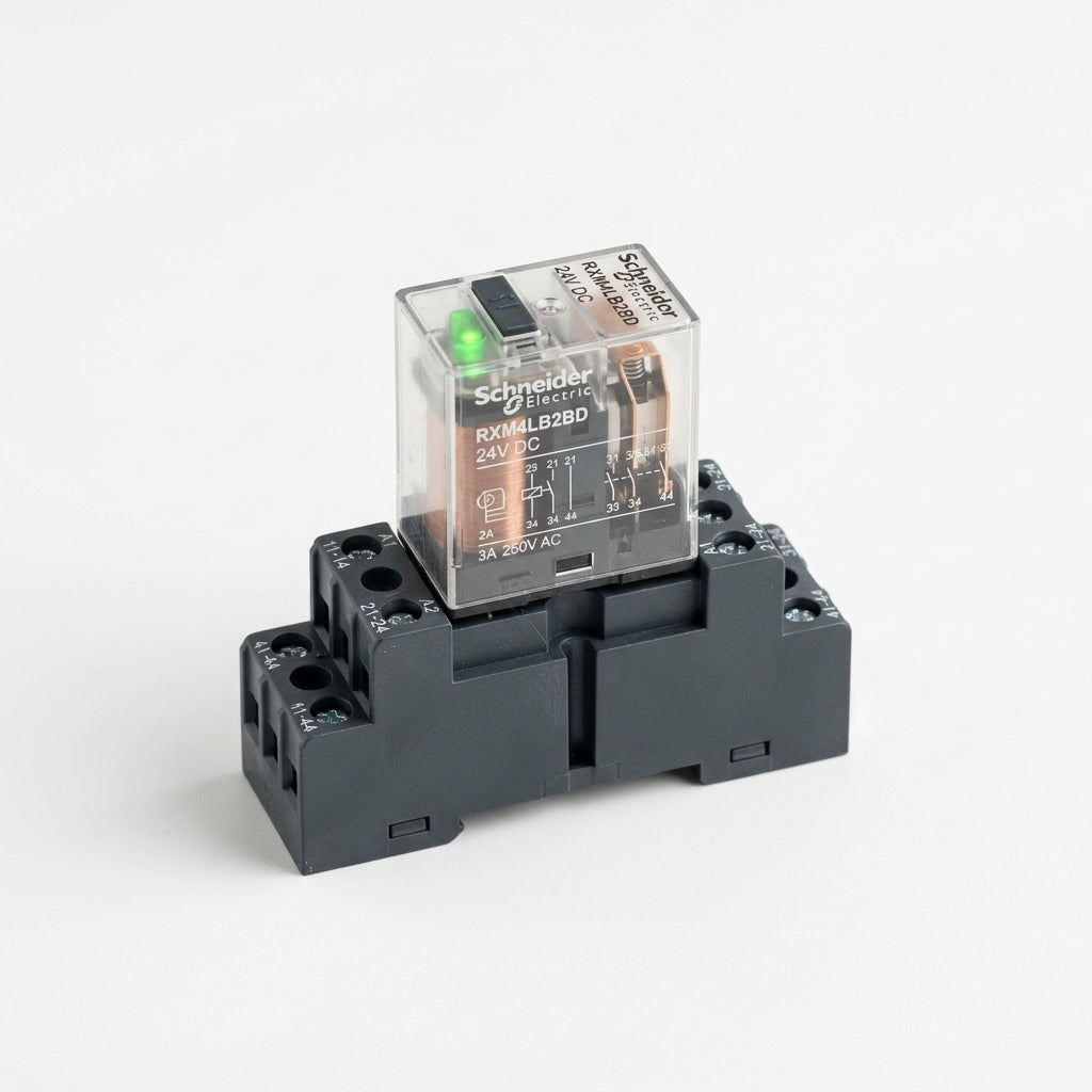 SCHNEIDER ELECTRIC RXM4LB2BD + RXZE1M4C