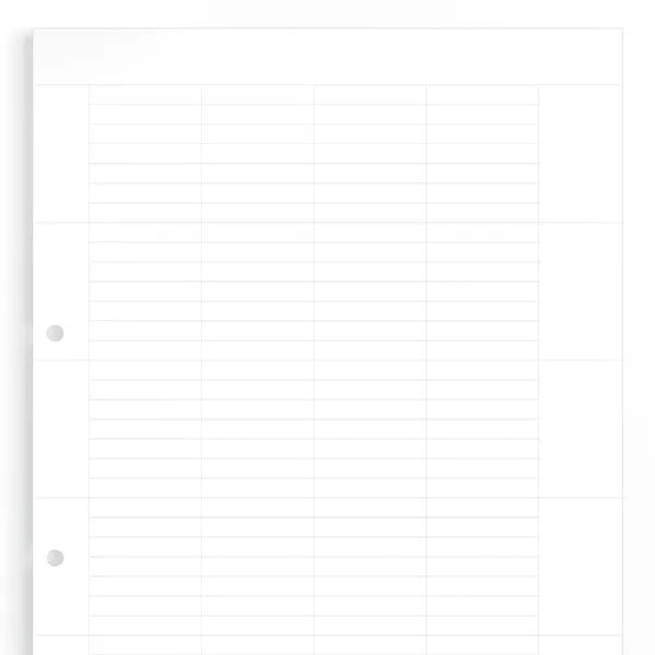 ESO 5 S DIN A4 WS Hoja de papel DIN A4 para etiquetas 40Hx7Wmm Blanca 140Pz