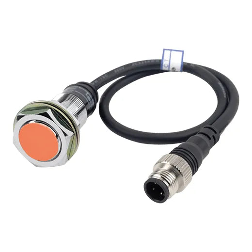PRW18-5DP Sensor inductivo M18 SN 5mm Rasante 24VCD PNP NA T/cable conector