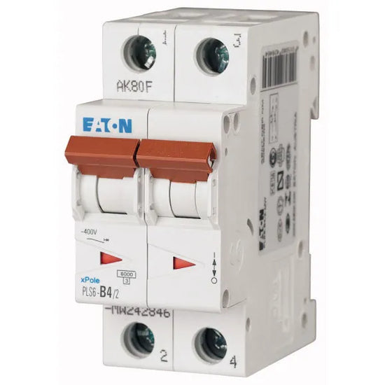 PLS6-C4/2-MW Xpole Interruptor termomagnético (ITM) 2P 4A 6kA Curva C