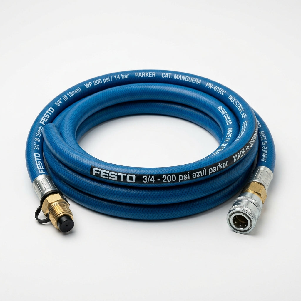 FESTO 3/4 - 200 psi azul parker