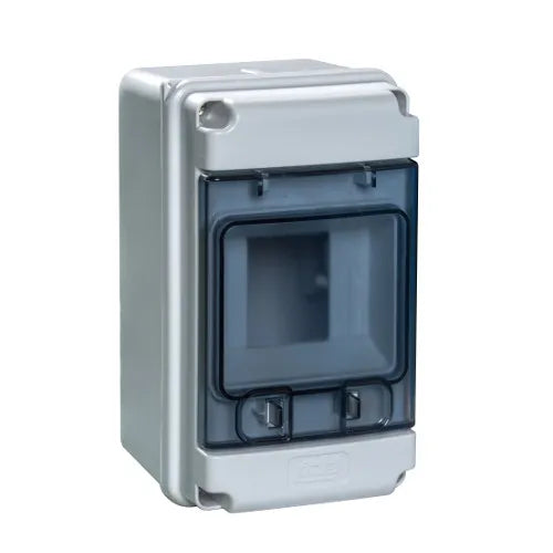 28462 Ecology Caja de distribución Sobreponer 4M 177Hx102Wx105Dmm IP65 V/Transp