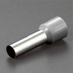 Terminal tipo ferrul aislada 4.0mm² 12AWG 100pz Gris