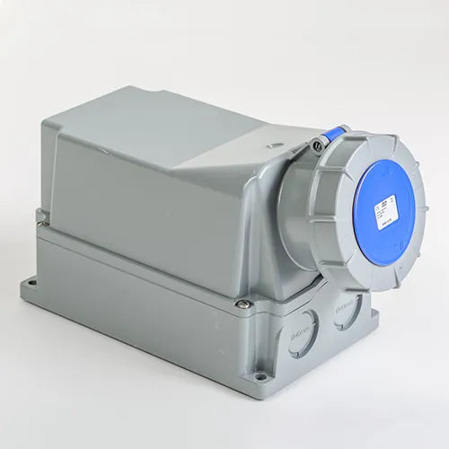 Base mural 125A 3P+T 230VCA 9h Azul IP66-IP67