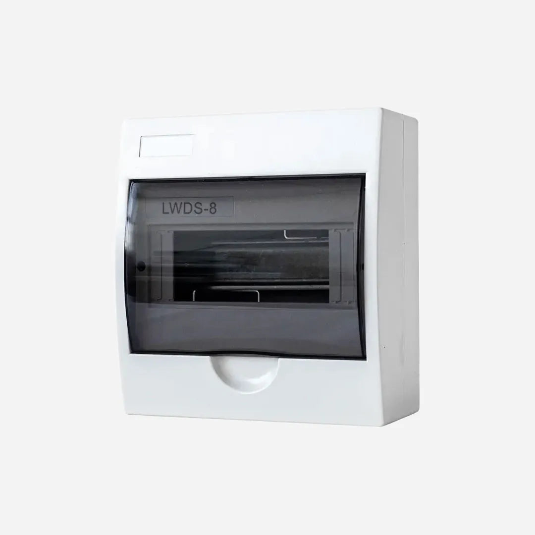 Caja de dist. p/sobrep. vent. transp. 8M 198HX184WX95D Plastico ABS IP40