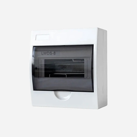 Caja de dist. p/sobrep. vent. transp. 8M 198HX184WX95D Plastico ABS IP40