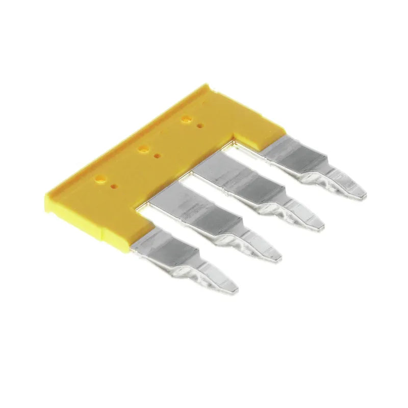 ZQV 6N/4 Puente enchufable amarillo de 4 polos para PDU 6/PNT 6 de 6 mm²