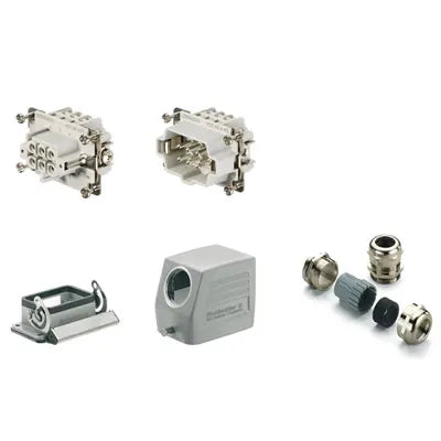 HDC-KIT-HE-06.100M KIT RockStar Salida lateral 6P+PE 24A 500V Grupo3 M20