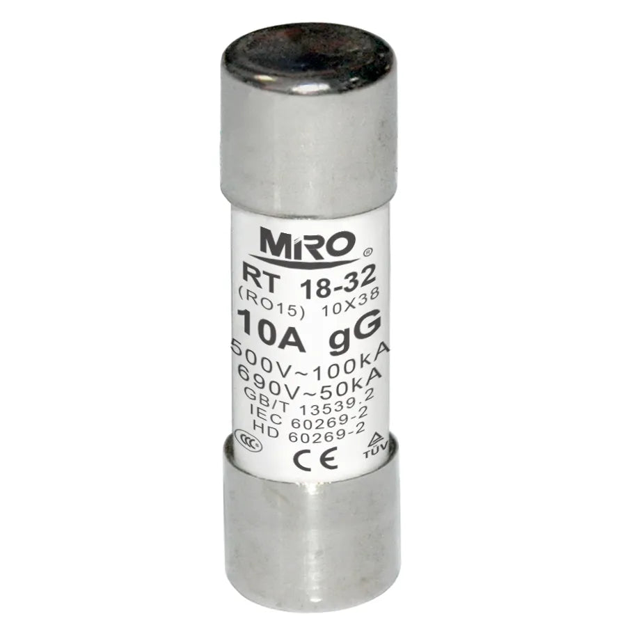 Fusible cilíndrico uso general Clase gG 10x38mm 32A 690VCA 100kA