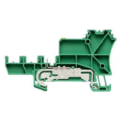 ZIA 1.5/4L-PE Clema base 4 insertos con PE 1.5mm² 26-14AWG 17.5A 250VCA Verde