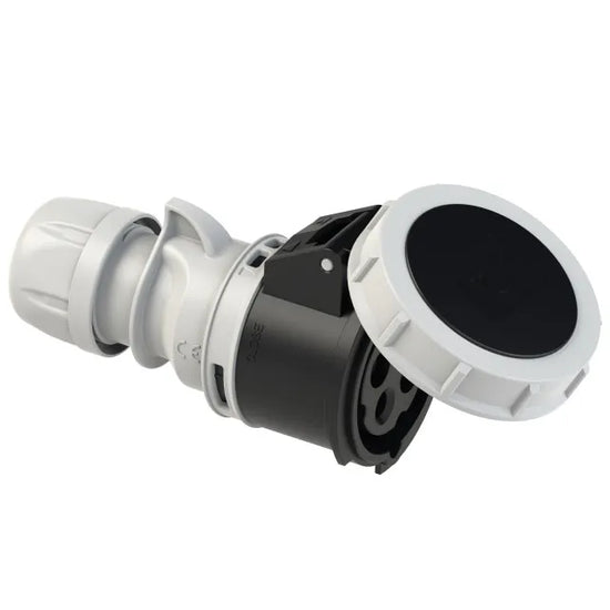 5705 Base aerea 3P+T 7H 32A 500V IP67 Negro