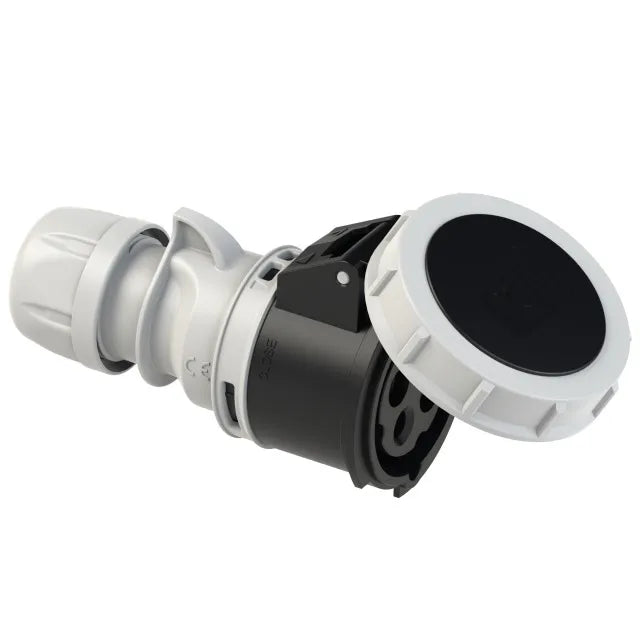 5705 Base aerea 3P+T 7H 32A 500V IP67 Negro