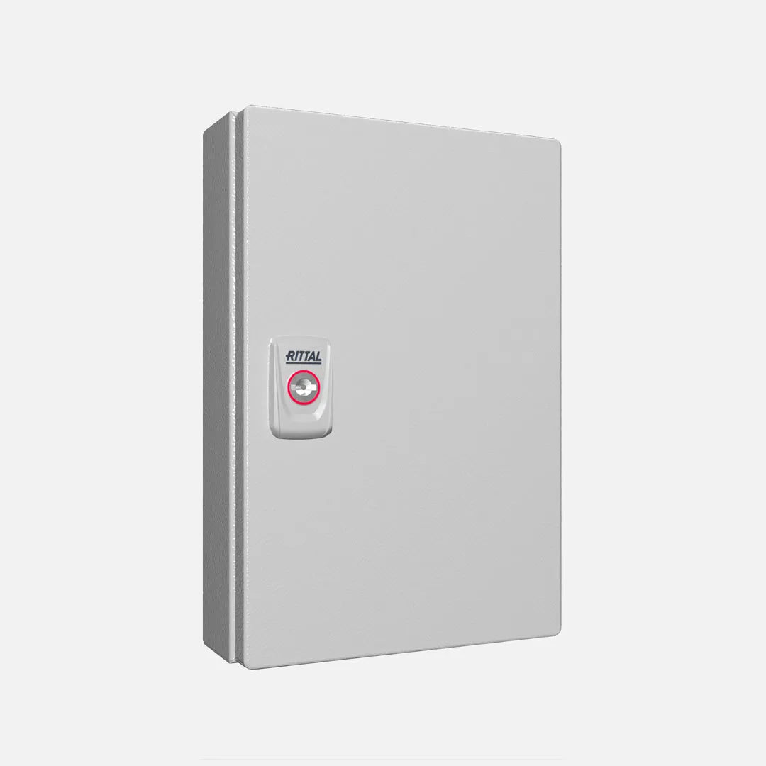 KX E-Box Caja pequeña de chapa de acero 300Hx200Wx80Dmm IP66 RAL7035