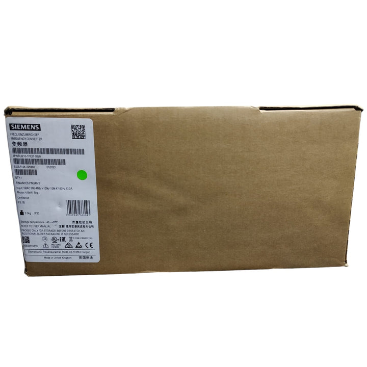 Siemens 6SL3210-1PE21-1UL0 sinamics módulo de potencia