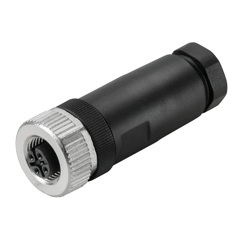 SAIB-4/9 Conector hembra recto M12 4P PG9 Codigo A IP67