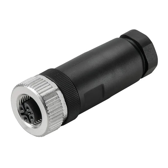 SAIB-4/9 Conector hembra recto M12 4P PG9 Codigo A IP67