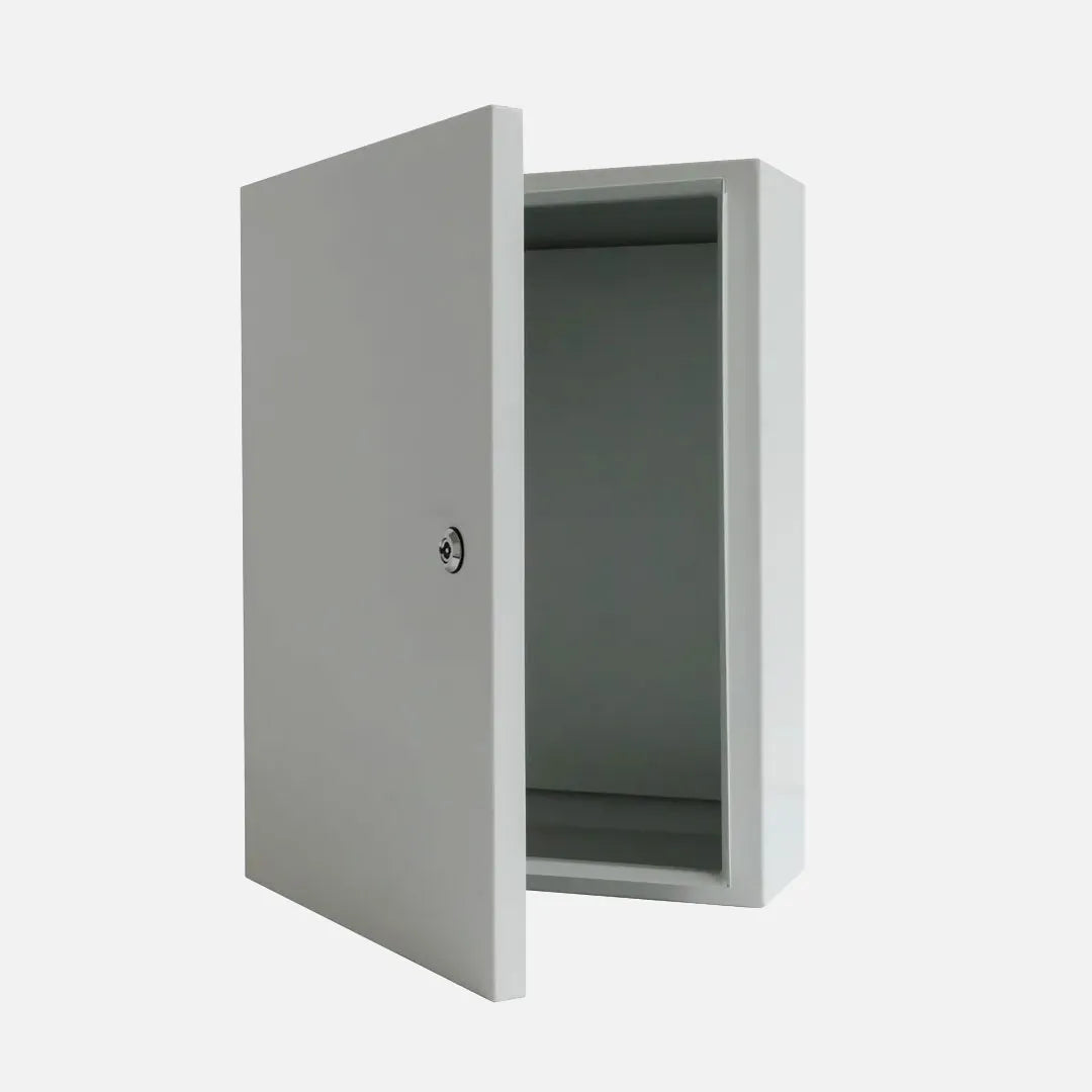 Gabinete mural c/plat. 800Hx600Wx200Dmm Acero carb/galv RAL7035 IP66