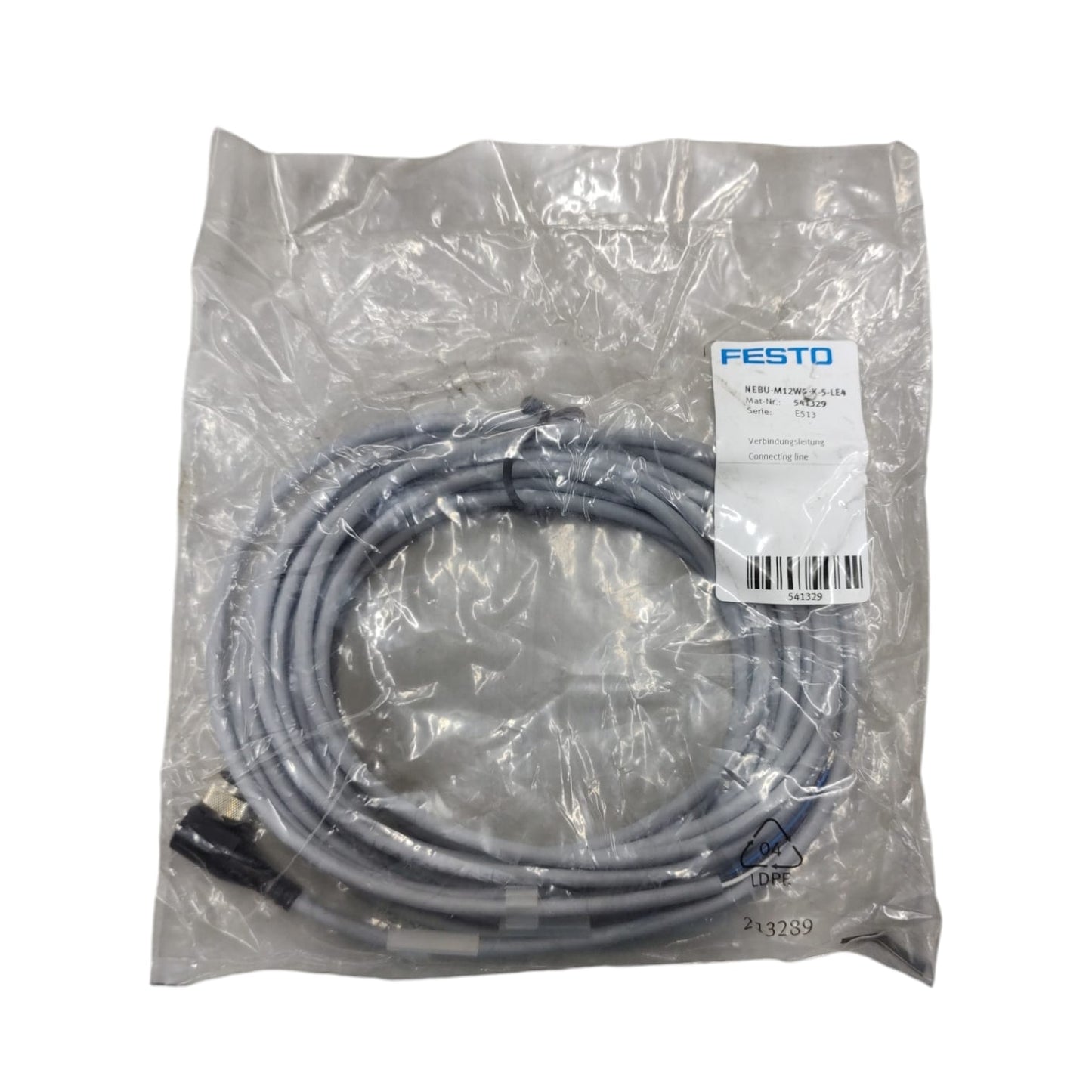 Festo NEBU-M12W5-K-5-LE4 Cable de conexión