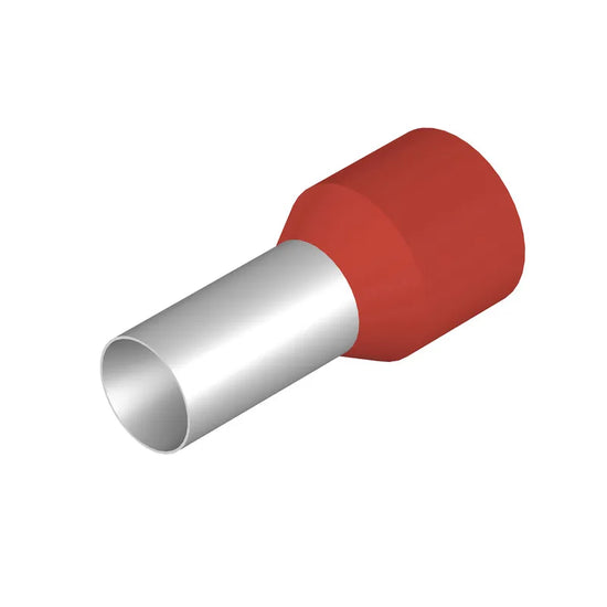 H 35/30 D Terminal tipo ferrul aislado 30L 35mm² 2AWG DIN Rojo 50PZ