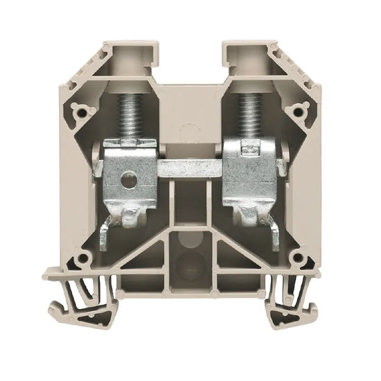 WDU 35/ZA Clema de paso con espiga 35mm² 12-2AWG 125A 1000VCA Beige