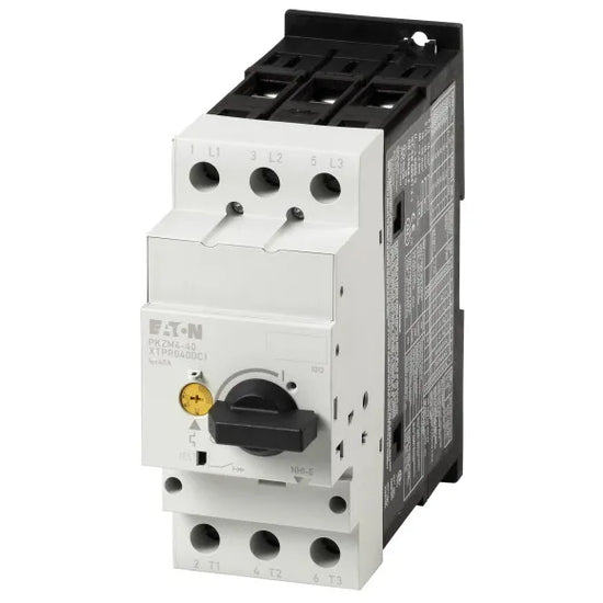 PKZM4-40 Guardamotor diseño de maneta Rango 32-40A IP20.